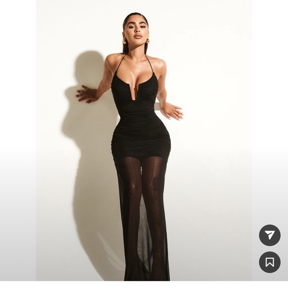 naked wardrobe Other - ISO!!! Mesh With U Halter Top AND Hot Mesh Maxi Skirt NAKED WARDROBE